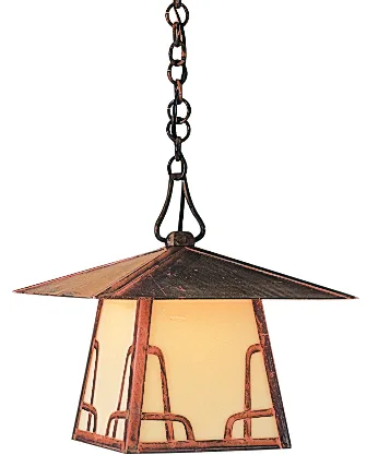 12" Carmel Pendant With Bungalow Overlay