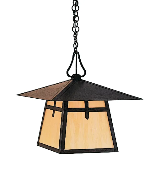 15" Carmel Pendant With Bungalow Overlay