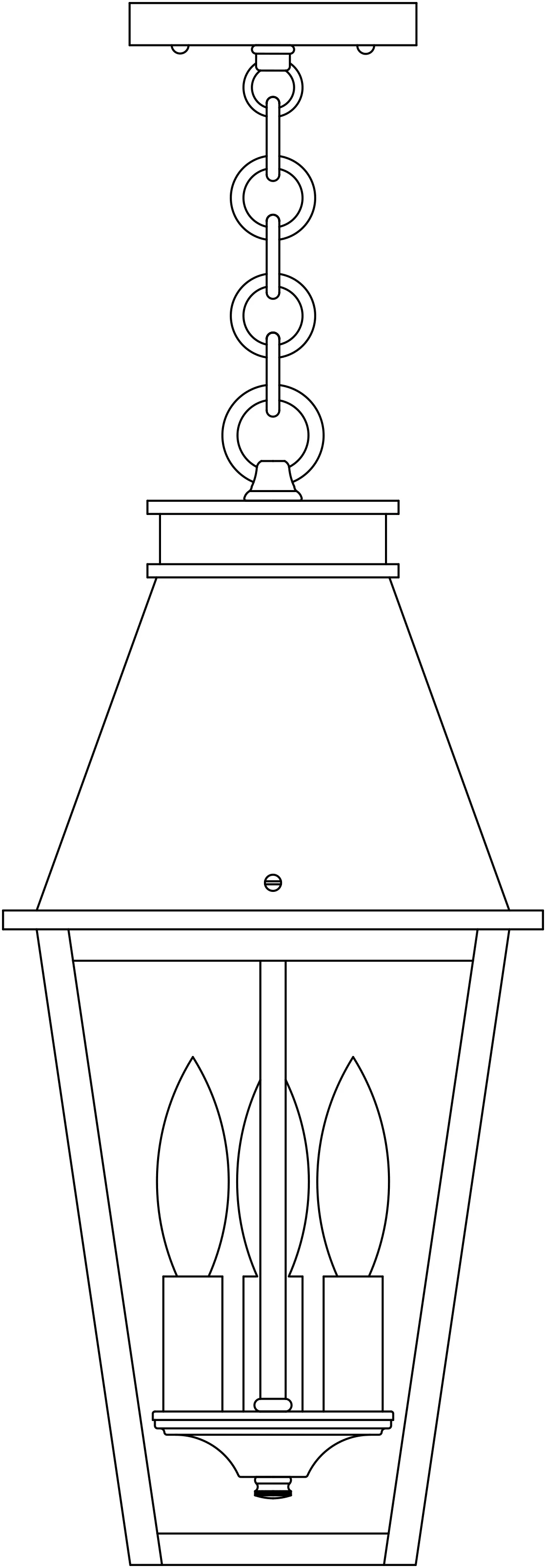 8" Croydon Pendant