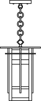 8" Finsbury Long Body Pendant