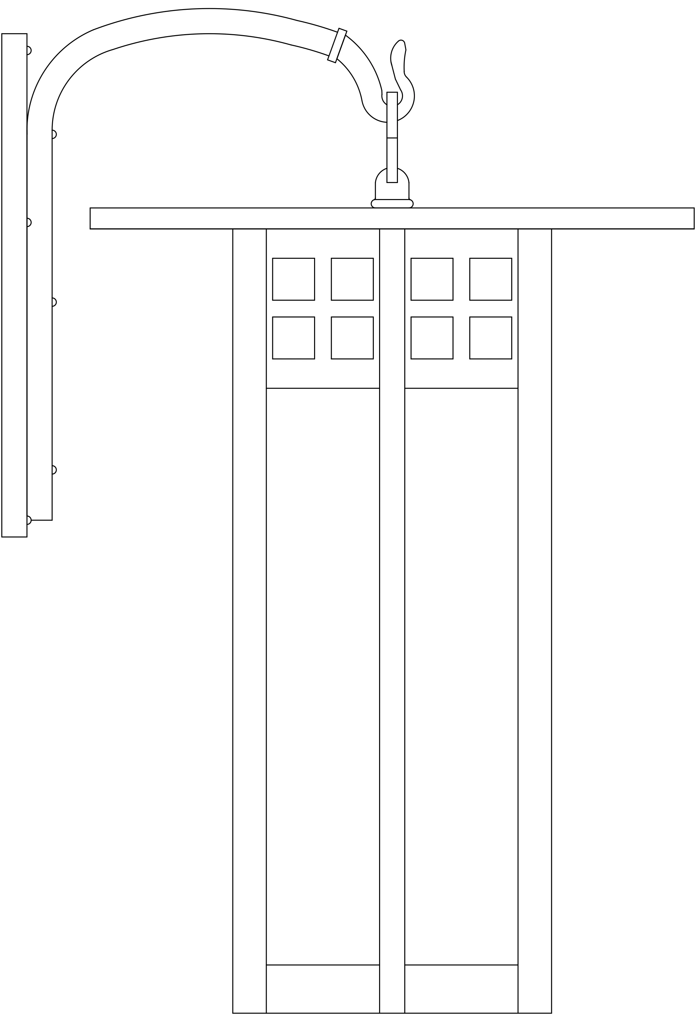 18" Glasgow Long Body Wall Mount