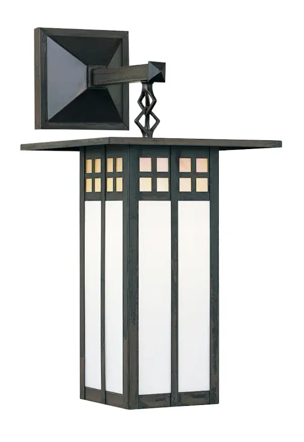 9" glasgow long body wall mount with straight arm