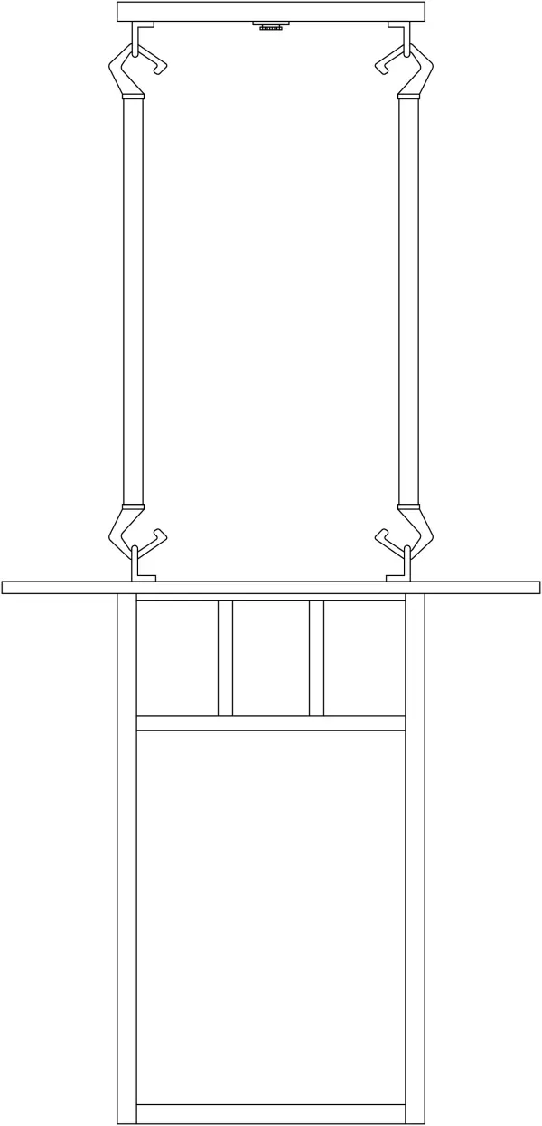 14" huntington hanging pendant without overlay (empty)