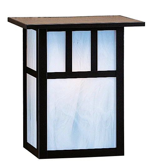 10" Huntington Sconce With Roof And Classic Arch Overlay