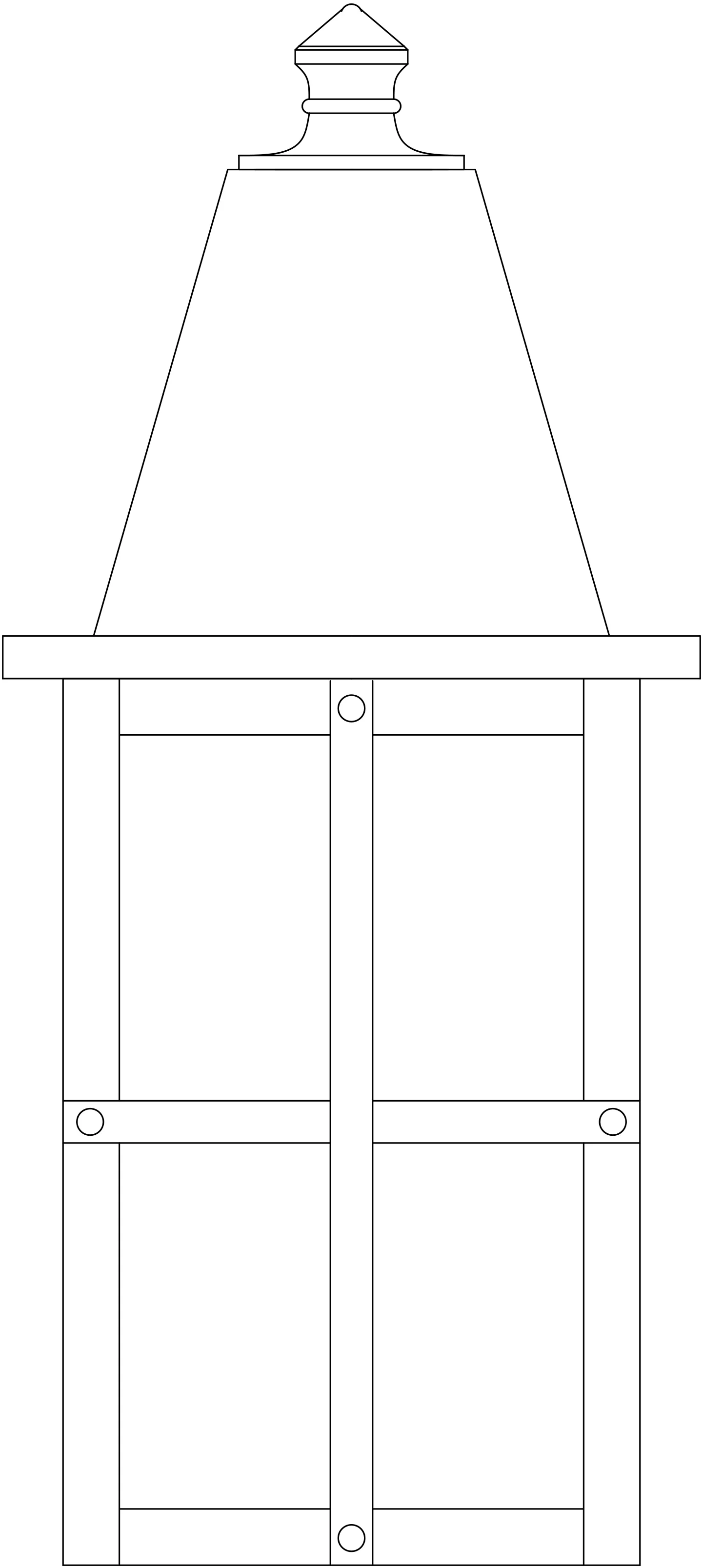 6" Hartford Flush Wall Mount