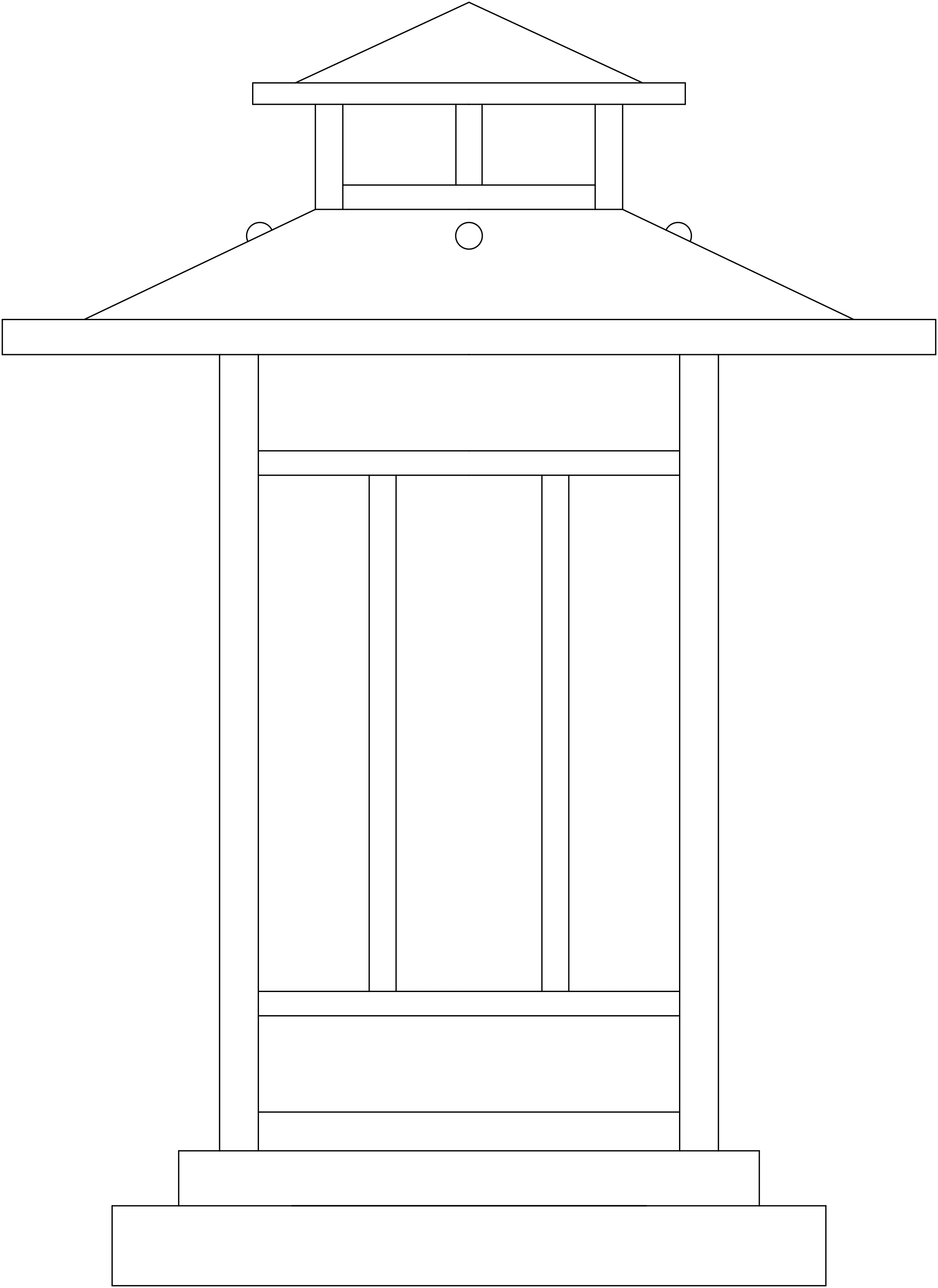 9" Kennebec Column Mount