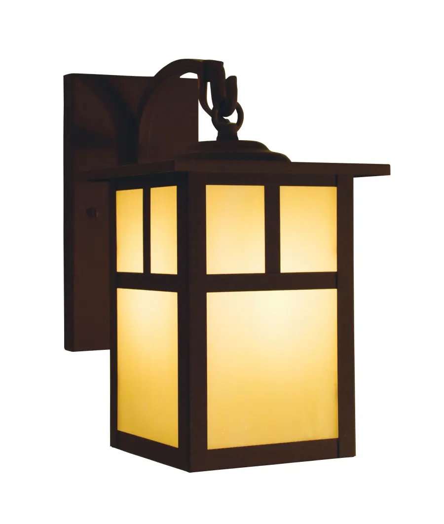 Mission 6" Wall Sconce with T-Bar Overlay