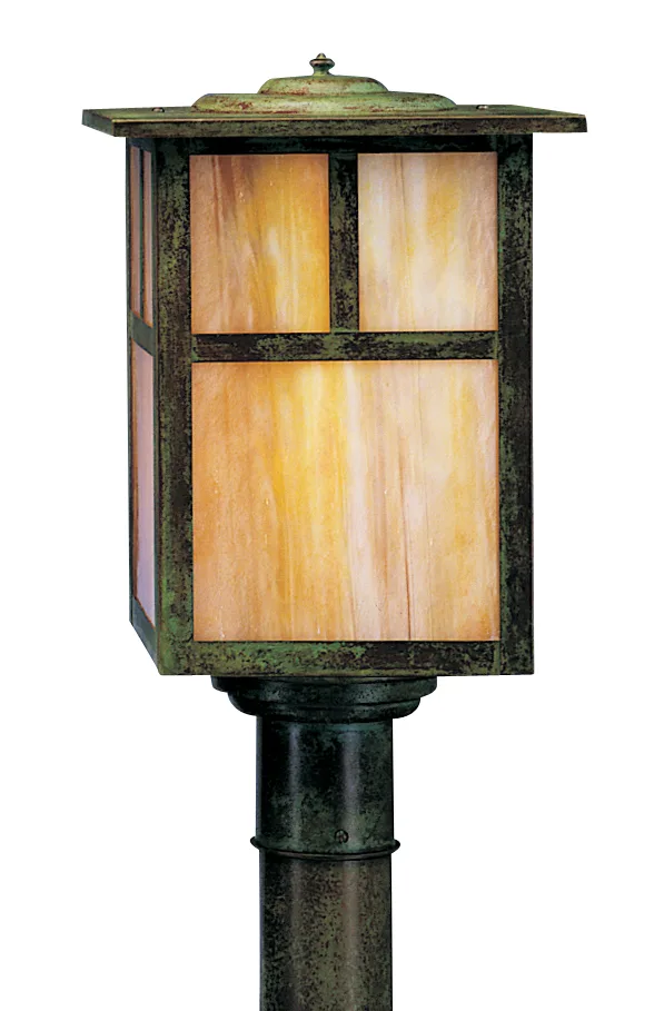 10" Mission Post Mount With T-Bar Overlay