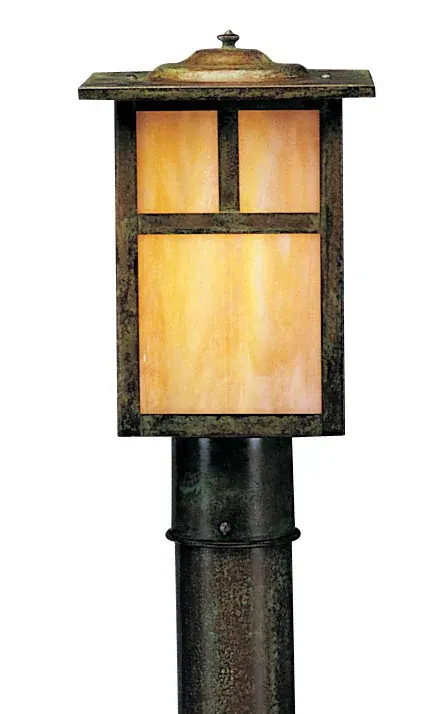 7" mission post mount with t-bar overlay