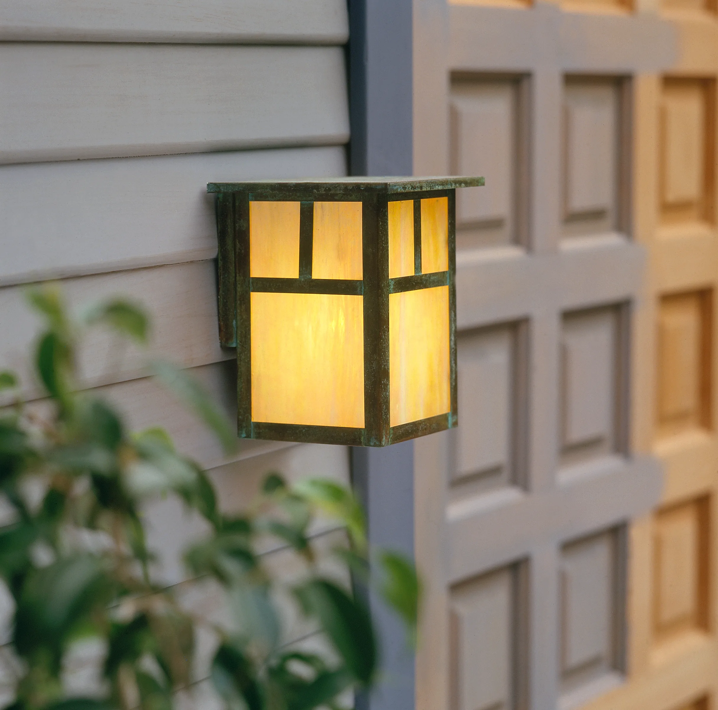 6" mission flush wall mount with T-bar overlay