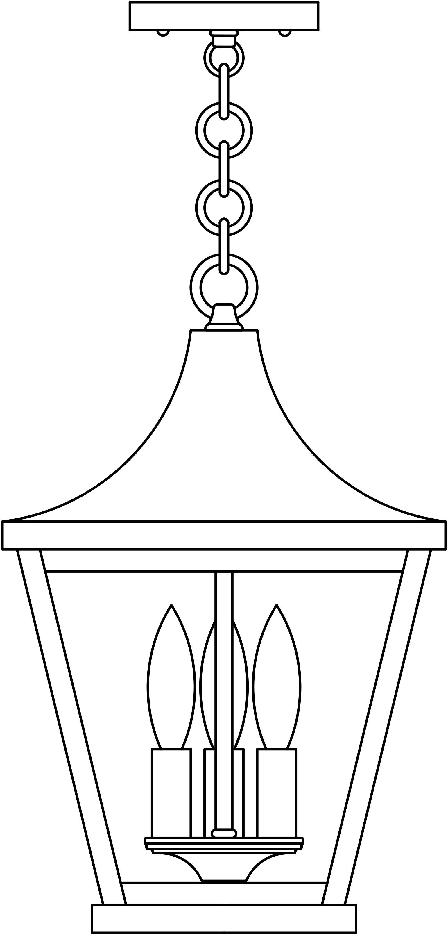 10" Nantes Pendant