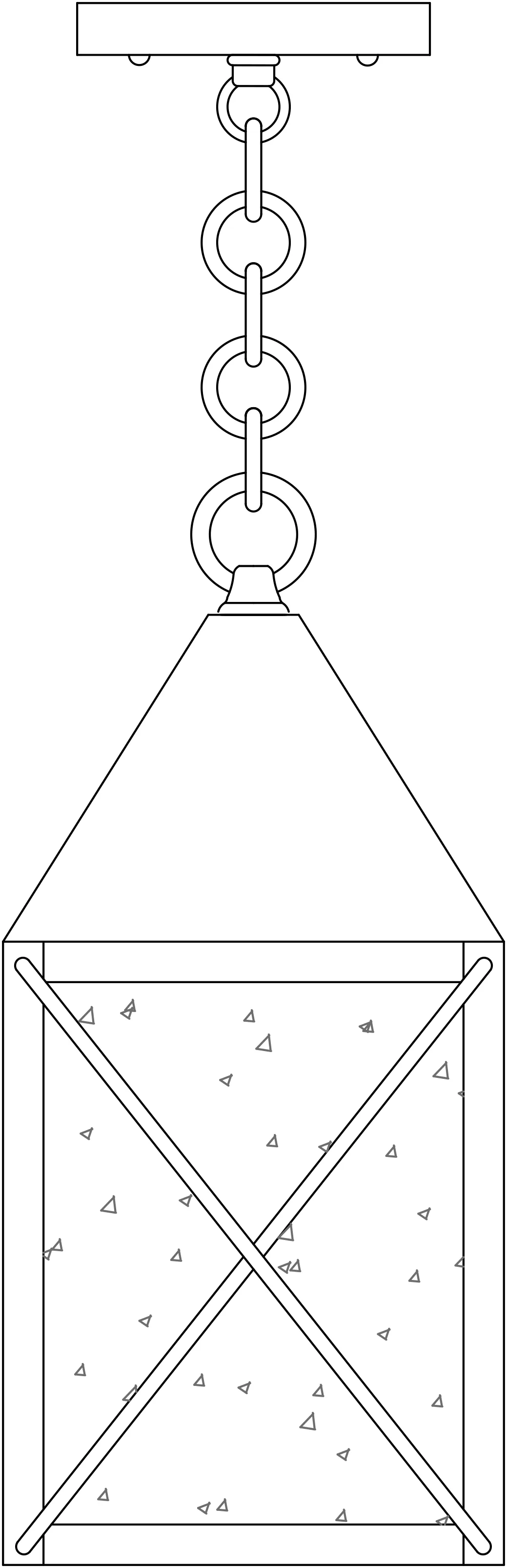 6" Nottingham Pendant