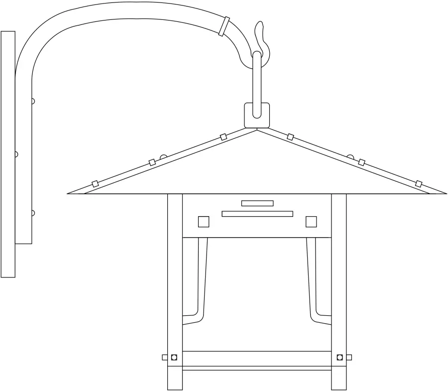 The pagoda by Arroyo Craftsman