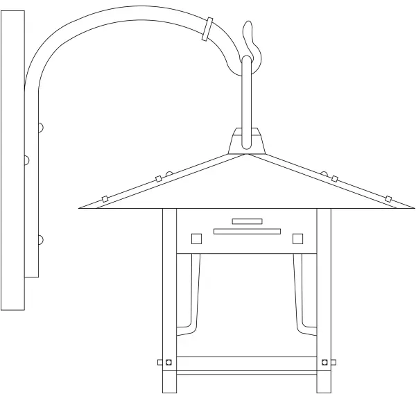 The pagoda by Arroyo Craftsman