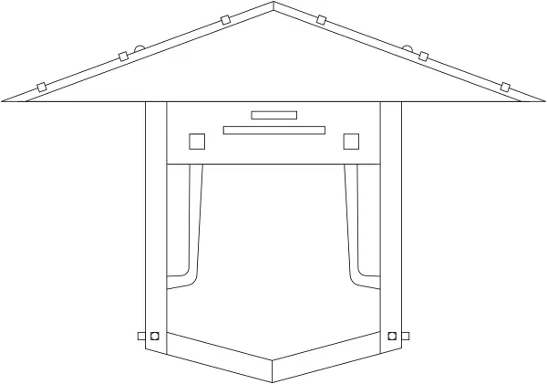 The pagoda by Arroyo Craftsman