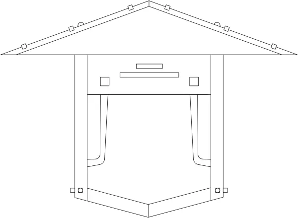 The pagoda by Arroyo Craftsman