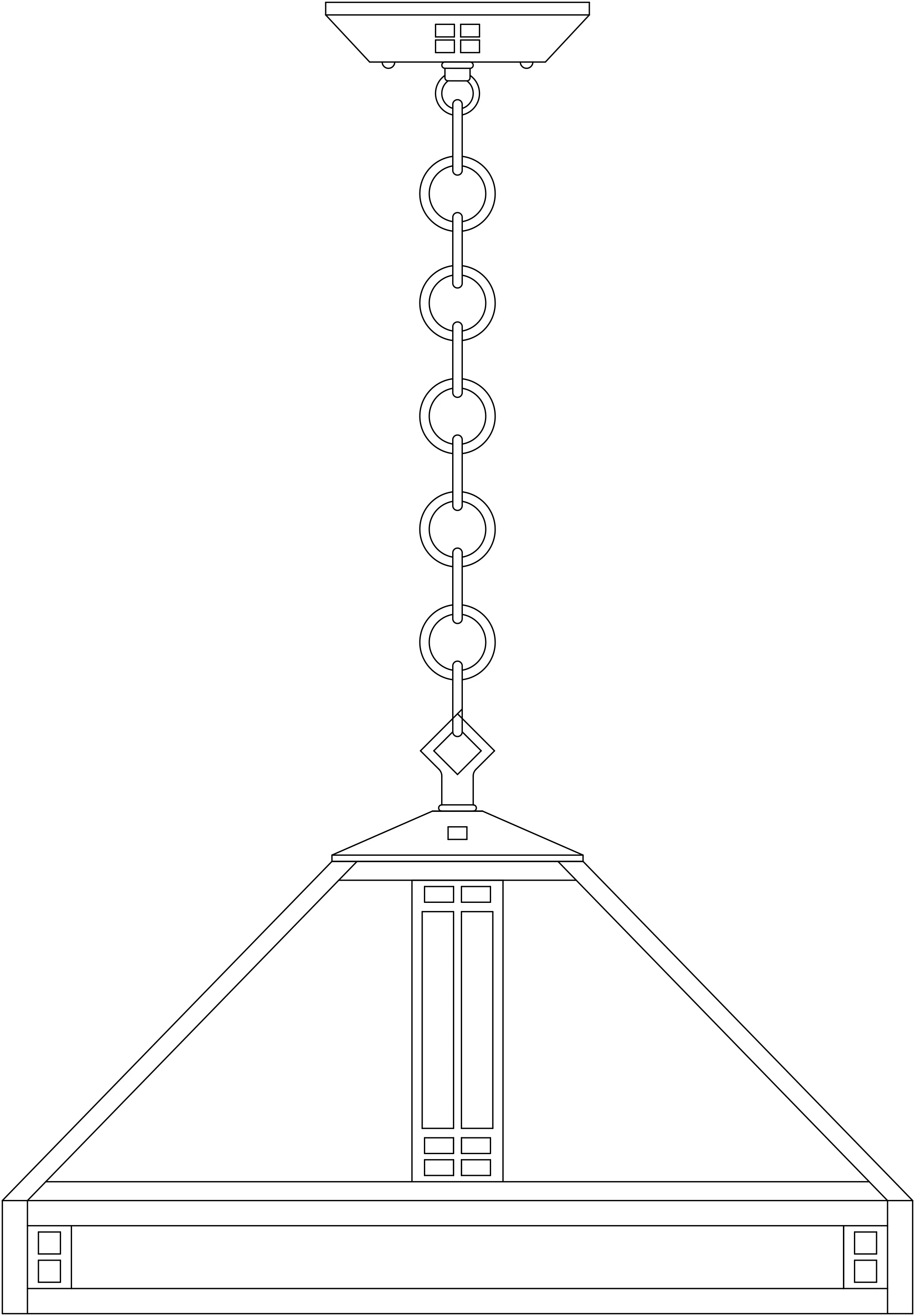 18" Prairie Pendant