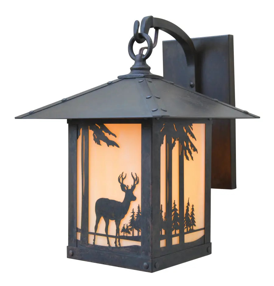 Timber Ridge 12" Wall Bracket with Deer Filigree