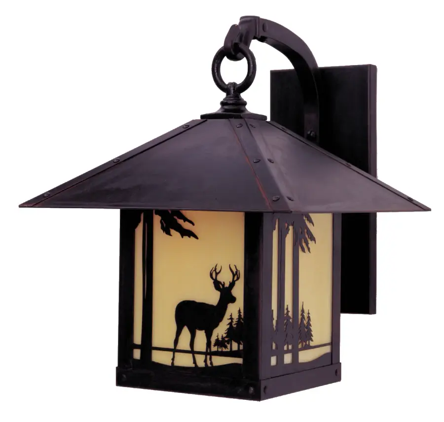 Timber Ridge 9" Wall Bracket with Deer Filigree