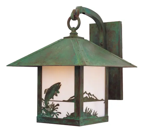 Timber Ridge 9" Wall Bracket with Trout Filigree