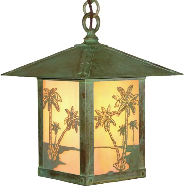 Timber Ridge 16" Palm Tree Pendant