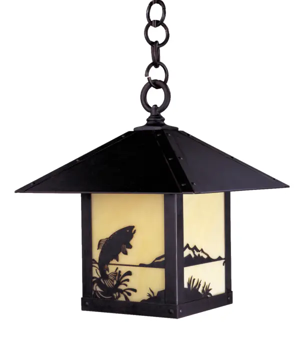 Timber Ridge 9" Pendant with Trout Filigree