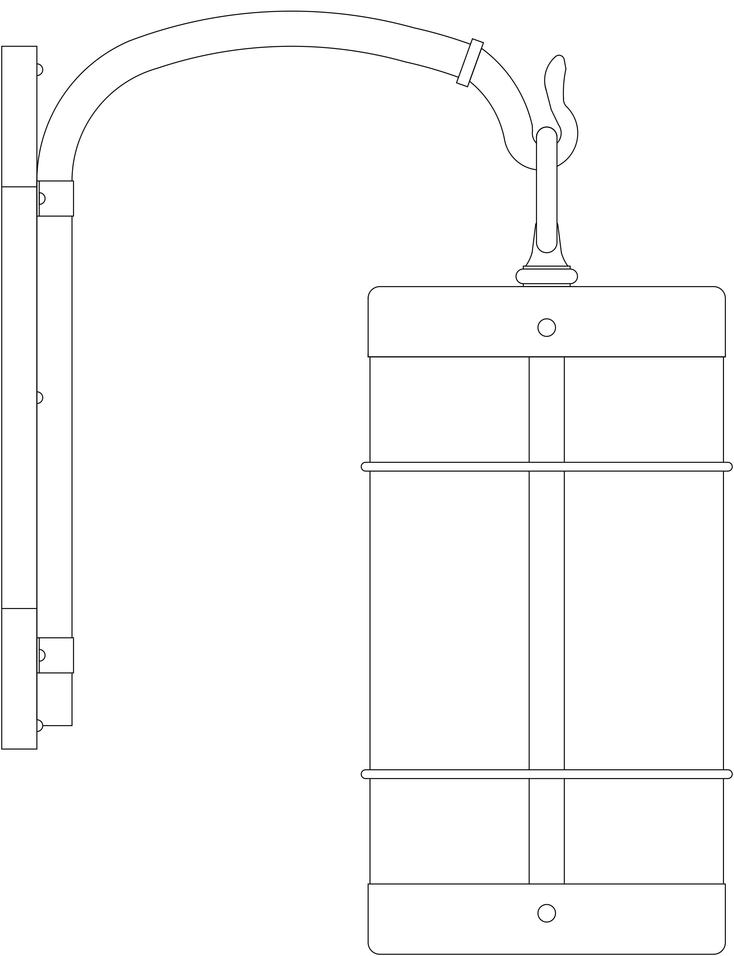 11" Valencia Wall Mount - No Roof