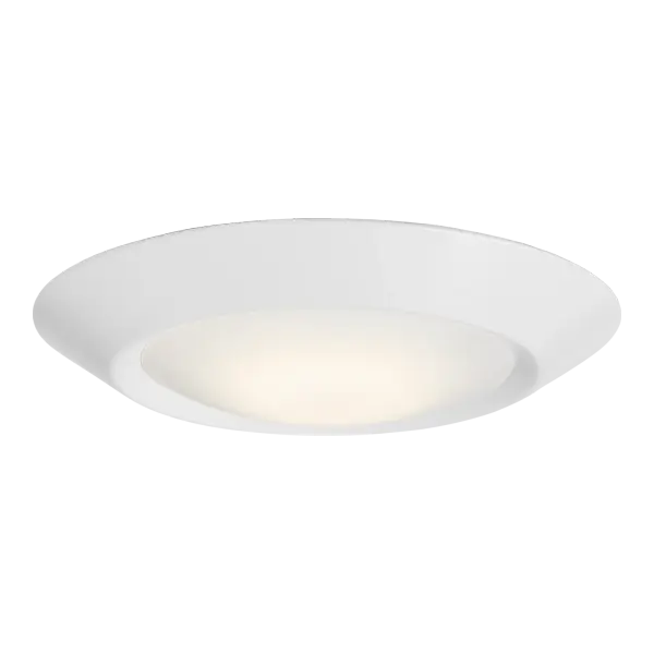 The Traverse Direct offers flexible 3CCT technology in a compact 6" round format, perfect for modern spaces requiring adjustable lighting. Clean white finish integrates seamlessly into any ceiling.
