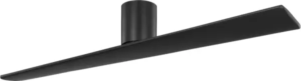 Peter Bristol's Plank Smart redefines ceiling fan design with a single twisted balsawood blade that functions as two. The flush-mount hugger design and app control make it ideal for modern spaces with lower ceilings, indoors or out.
