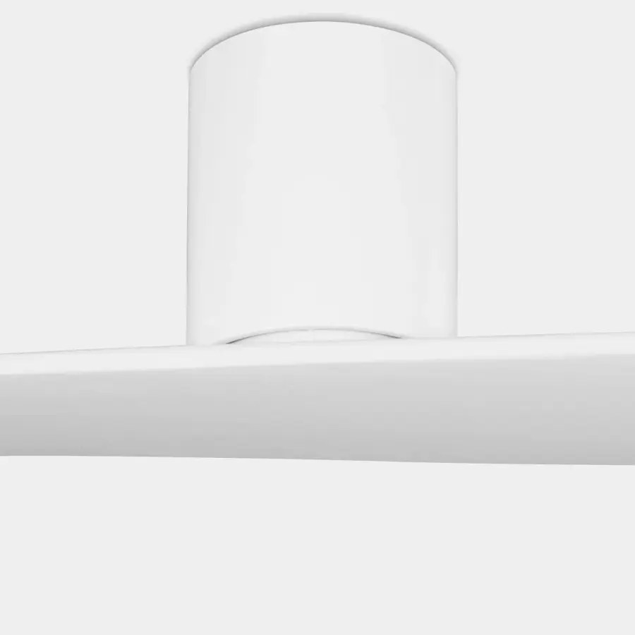 Plank Smart 60" Hugger Ceiling Fan in Matte White - Image 3