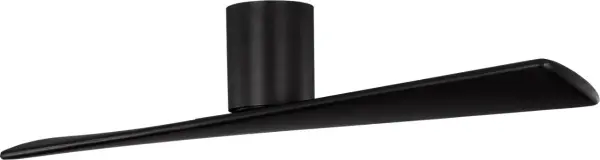 Peter Bristol's Plank Smart fan reimagines ceiling fan design with a single twisted balsawood plank acting as two blades. The flush-mount design and app control make it perfect for modern spaces with lower ceilings. - alternate view