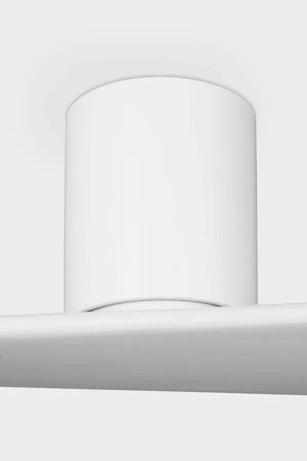 Plank Smart 52" Hugger Ceiling Fan in Matte White - Image 3