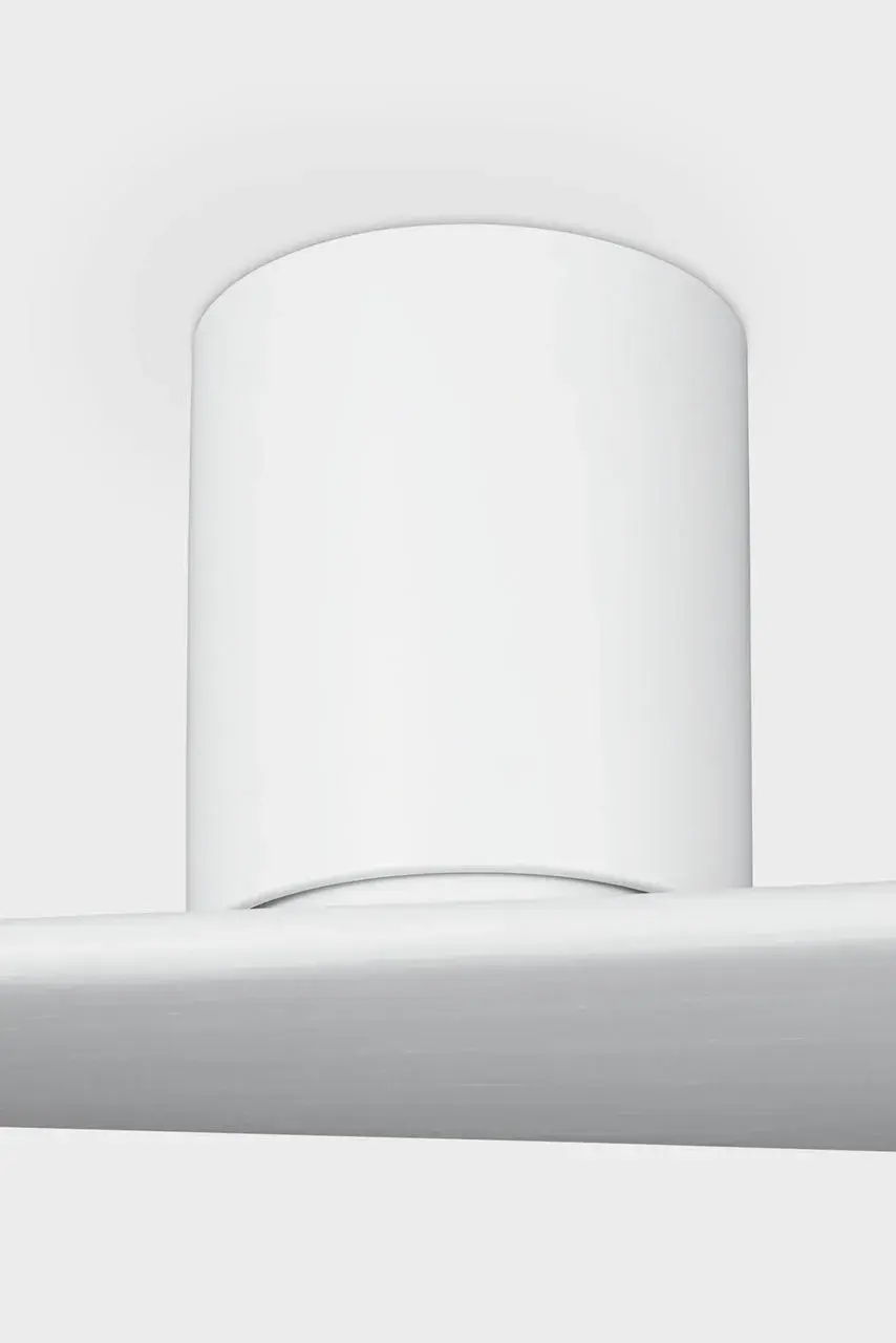 Plank Smart 52" Hugger Ceiling Fan in Matte White - Image 3