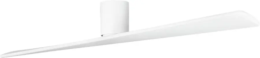 Plank Smart 72" Hugger Ceiling Fan in Matte White - Image 1