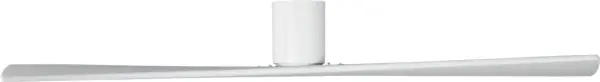 Peter Bristol's Plank Smart fan transforms a single twisted balsawood plank into an architectural statement piece. The flush-mount design and app control make it ideal for modern spaces with lower ceilings seeking bold minimalism. - alternate view