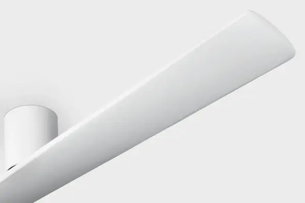 Plank Smart 72" Hugger Ceiling Fan in Matte White - Image 3