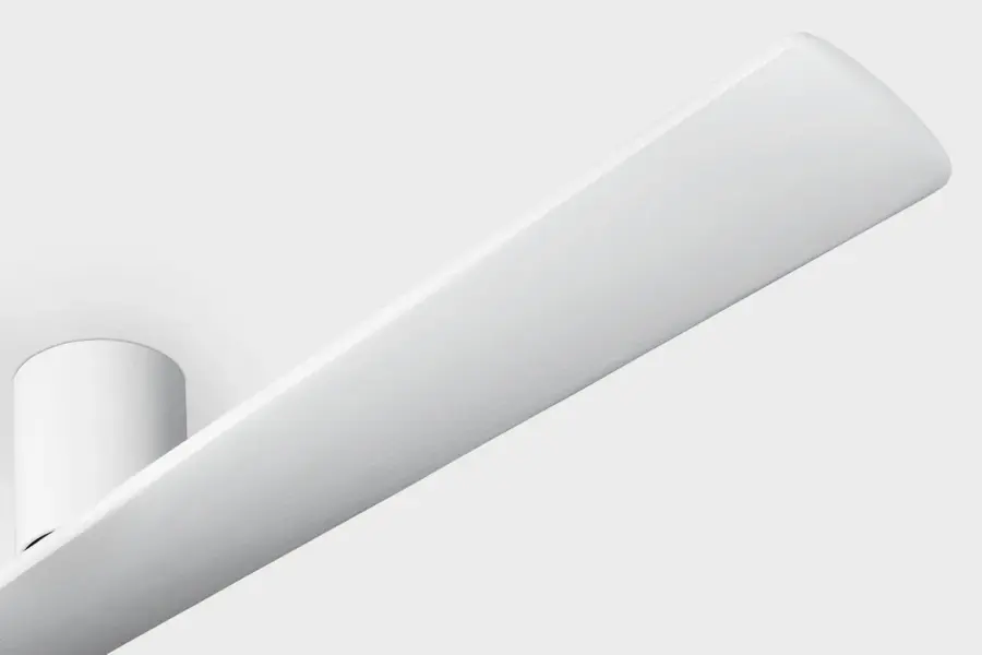 Plank Smart 72" Hugger Ceiling Fan in Matte White - Image 3