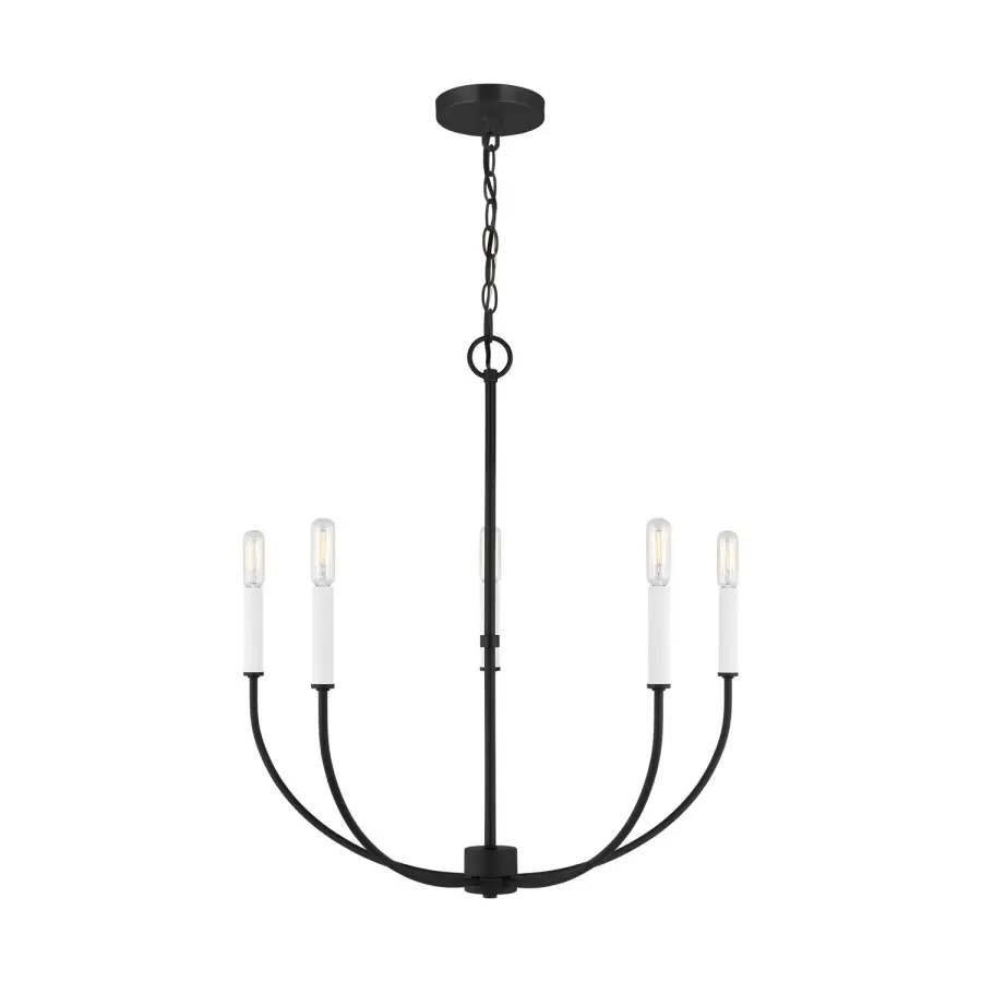 Greenwich LED Chandelier in Midnight Black