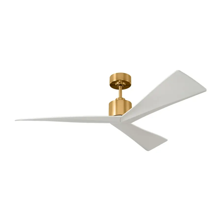 Adler 52" Ceiling Fan in Burnished Brass
