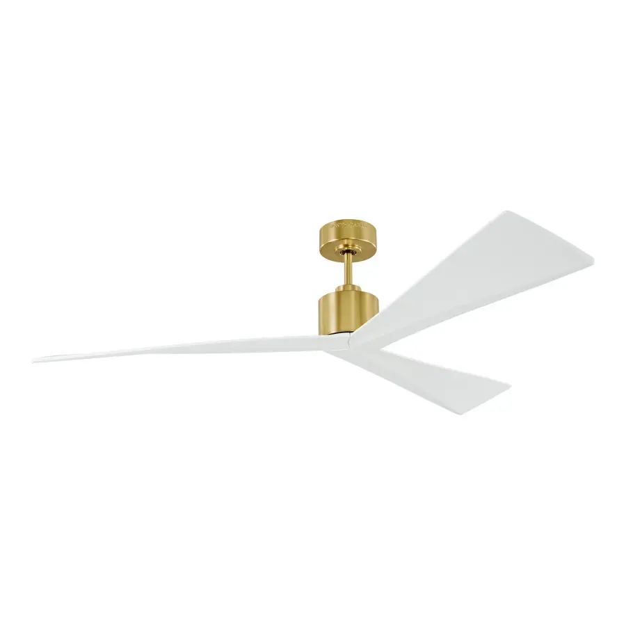 Adler 60" Ceiling Fan in Burnished Brass