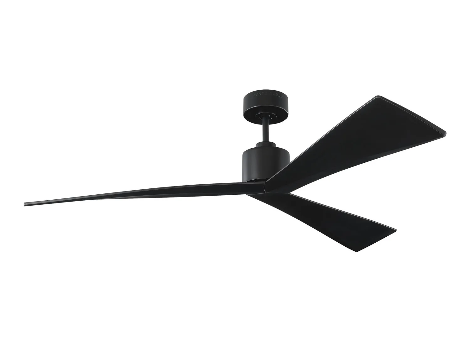 Adler 60" Ceiling Fan in Matte Black