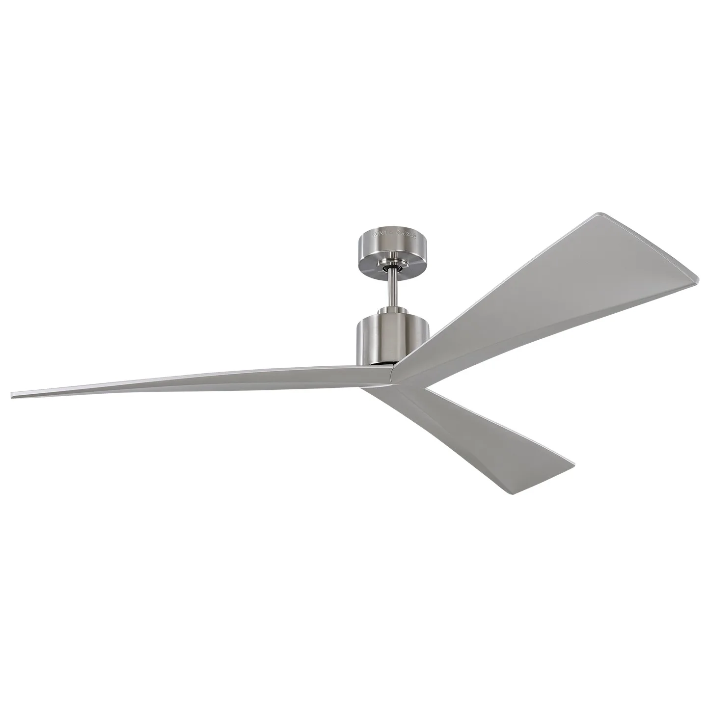 Adler 60" Ceiling Fan in Brushed Steel