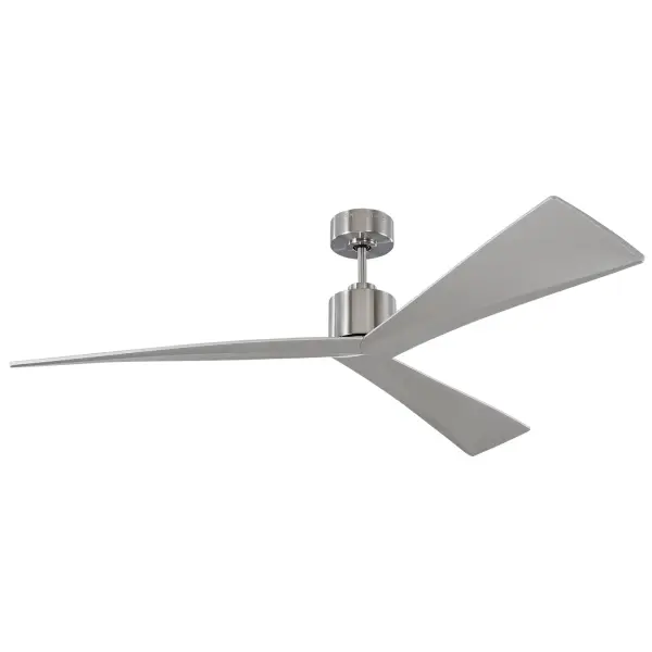 Adler 60" Ceiling Fan in Brushed Steel