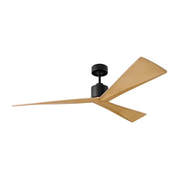 Adler 60" Ceiling Fan in Midnight Black