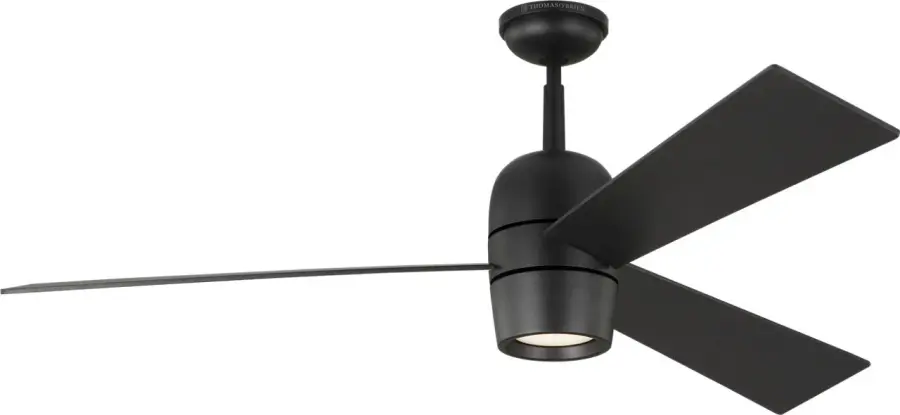 Alba 60" Ceiling Fan in Midnight Black - Image 1