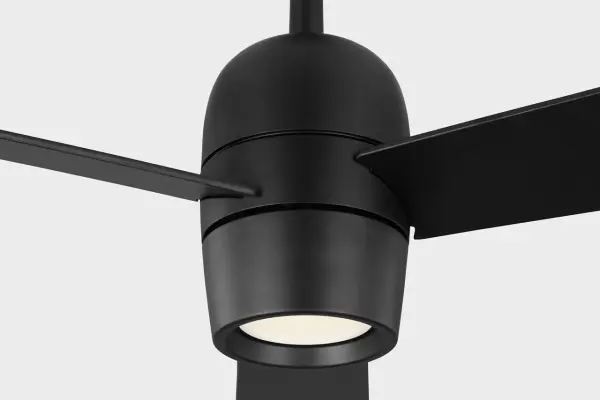 Alba 60" Ceiling Fan in Midnight Black - Image 3