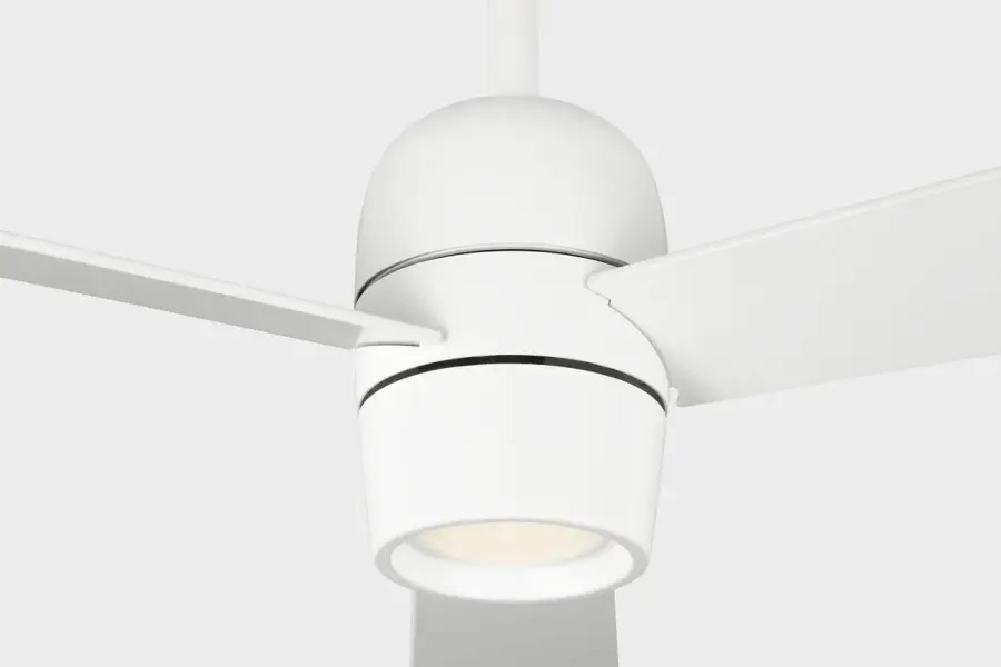 Alba 60" Ceiling Fan in Matte White - Image 3