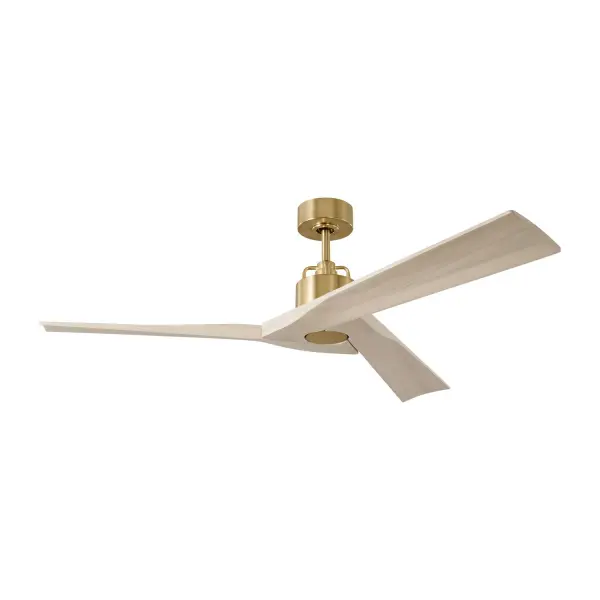 Alma Smart 52" Ceiling Fan in Burnished Brass