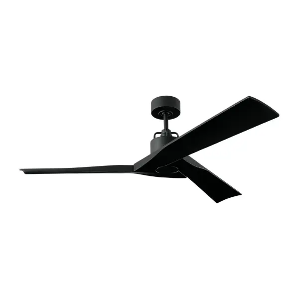 Alma 52" Smart Ceiling Fan in Midnight Black