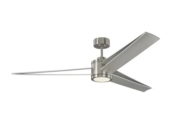 The Armstrong 60" combines striking contemporary design with impressive performance. Its unique 6-blade configuration meeting at three points creates visual interest while delivering 7732 CFM airflow at exceptional efficiency.